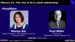 The role of AI in client onboarding – AIFA2024 Plenary