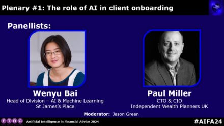 The role of AI in client onboarding – AIFA2024 Plenary