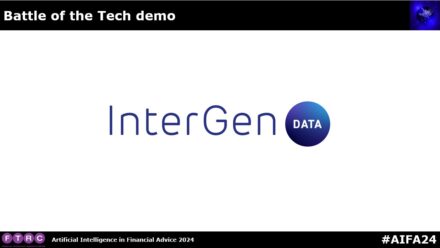 ARTIFICIAL INTELLIGENCE IN FINANCIAL ADVICE (AIFA) Demo – InterGen Data